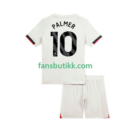 Fotballdrakt Chelsea Cole Palmer 10 Barn Bortetrøye 2025-2026 Kortermet
